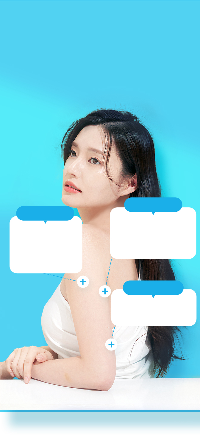 idブイロジックボディーPT注射でスリムなボディラインになったモデルイメージ