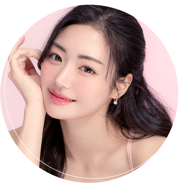 レガート２施術で毛穴縮小効果を得たモデル画像